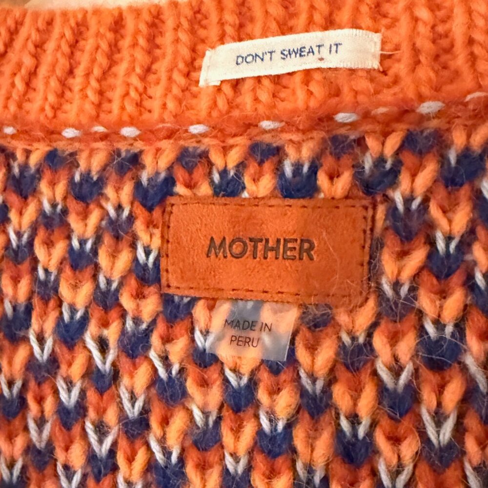 MOTHER brand, V-neck Multicolored Cardigan - Picture 5 of 6